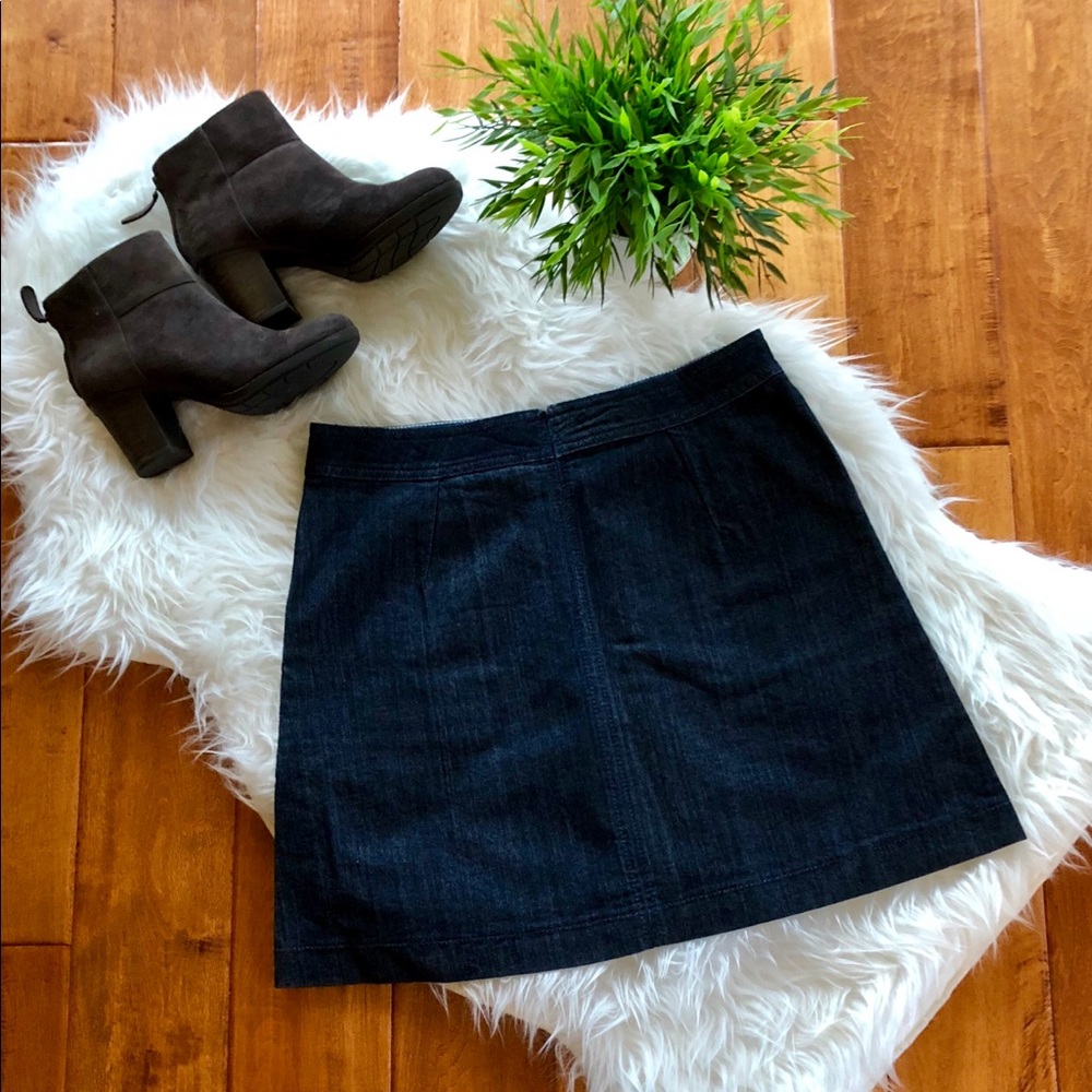 SOLD> NWOT Boden A-line Denim Stretch Skirt. <SOLD